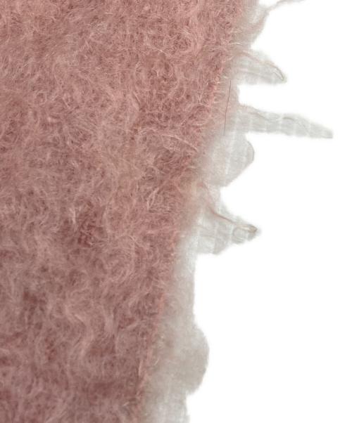 LOEWE（ロエベ）LOEWE (ロエベ) アナグラムモヘアマフラー ピンク サイズ:-の古着・服飾アイテム