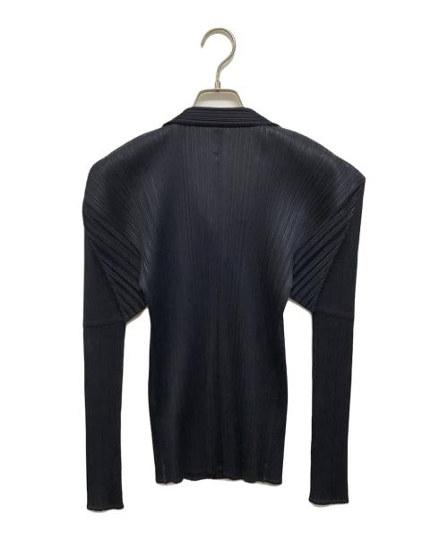 PLEATS PLEASE（プリーツプリーズ）PLEATS PLEASE (プリーツプリーズ) プリーツシャツ ネイビー サイズ:3の古着・服飾アイテム