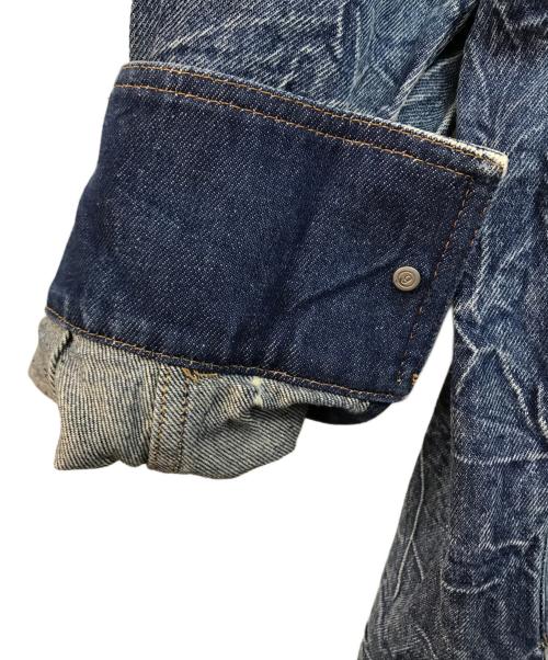 MM6 Maison Margiela（エムエムシックスメゾンマルジェラ）MM6 Maison Margiela (エムエムシックスメゾンマルジェラ) 24AW ピッツバーグクリース デニムシャツ インディゴ サイズ:48の古着・服飾アイテム