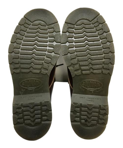 SOLOVAIR（ソロヴェアー）SOLOVAIR (ソロヴェアー) 4ホールブーツ ブラウン サイズ:4の古着・服飾アイテム