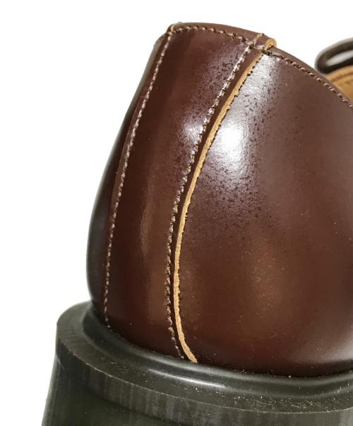SOLOVAIR（ソロヴェアー）SOLOVAIR (ソロヴェアー) 4ホールブーツ ブラウン サイズ:4の古着・服飾アイテム
