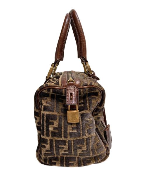 FENDI（フェンディ）FENDI (フェンディ) ヴィンテージ ミニボストンミニボストンバッグ ブラウンの古着・服飾アイテム