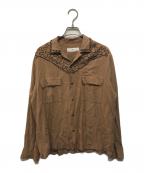 TOGA VIRILISトーガ ビリリース）の古着「Cord embroidery shirt」｜ベージュ