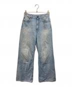 Acne studiosアクネ ストゥディオス）の古着「ワイドレッグジーンズ」｜ブルー