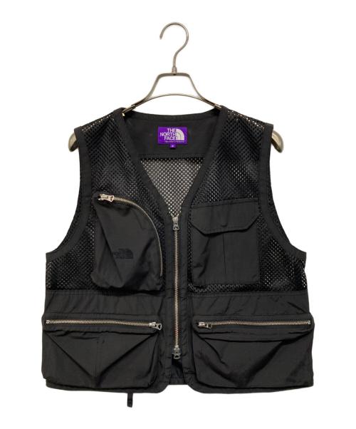 THE NORTHFACE PURPLELABEL（ザ・ノースフェイス パープルレーベル）THE NORTHFACE PURPLELABEL (ザ・ノースフェイス パープルレーベル) Mesh Angler Vest ブラック サイズ:Sの古着・服飾アイテム