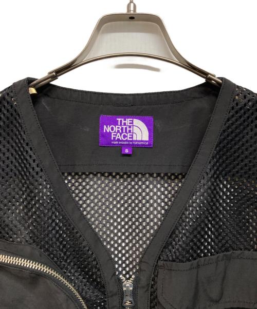 THE NORTHFACE PURPLELABEL（ザ・ノースフェイス パープルレーベル）THE NORTHFACE PURPLELABEL (ザ・ノースフェイス パープルレーベル) Mesh Angler Vest ブラック サイズ:Sの古着・服飾アイテム