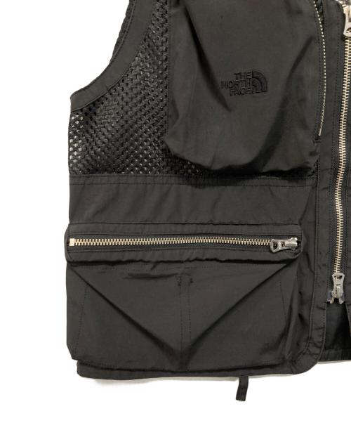 THE NORTHFACE PURPLELABEL（ザ・ノースフェイス パープルレーベル）THE NORTHFACE PURPLELABEL (ザ・ノースフェイス パープルレーベル) Mesh Angler Vest ブラック サイズ:Sの古着・服飾アイテム