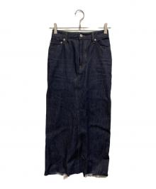 anuans（アニュアンス）の古着「シームデザインデニムタイトスカート」｜インディゴ