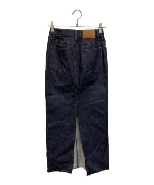 anuans（アニュアンス）anuans (アニュアンス) シームデザインデニムタイトスカート インディゴの古着・服飾アイテム