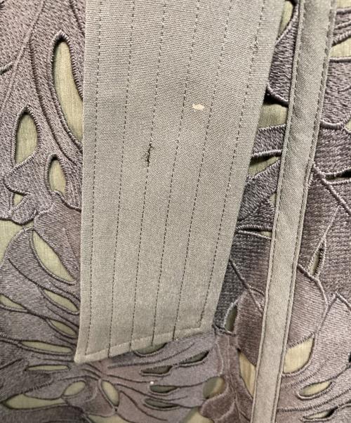 Pinky & Dianne（ピンキーアンドダイアン）Pinky & Dianne (ピンキーアンドダイアン) リーフレースフレアスカート オリーブ サイズ:Mの古着・服飾アイテム