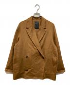 Nobleノーブル）の古着「Super160sチェスターミドルコート」｜オレンジ