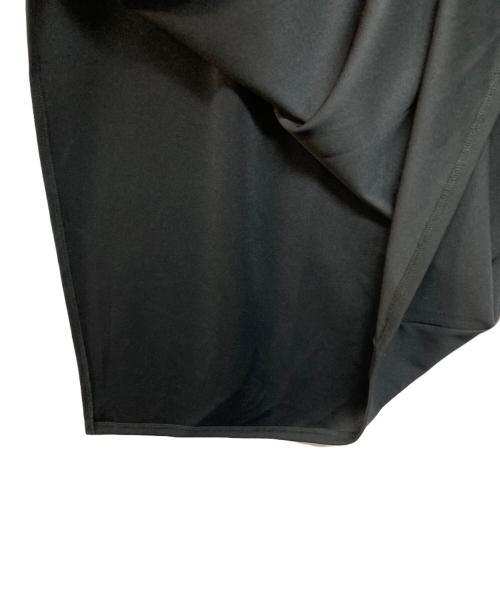 Whim Gazette（ウィムガゼット）Whim Gazette (ウィムガゼット) カットジョーゼットスリットスカート ブラック サイズ:38の古着・服飾アイテム