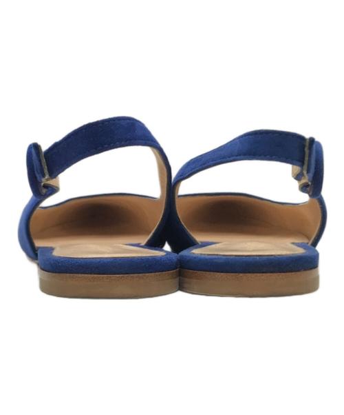 Gianvito Rossi（ジャンヴィト ロッシ）Gianvito Rossi (ジャンヴィト・ロッシ) ANNA FLAT ブルー サイズ:23.5cmの古着・服飾アイテム