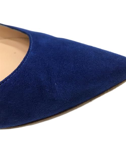 Gianvito Rossi（ジャンヴィト ロッシ）Gianvito Rossi (ジャンヴィト・ロッシ) ANNA FLAT ブルー サイズ:23.5cmの古着・服飾アイテム