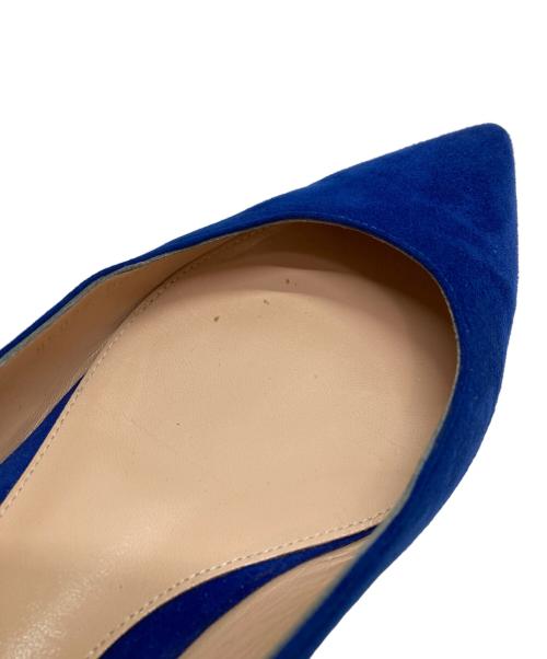 Gianvito Rossi（ジャンヴィト ロッシ）Gianvito Rossi (ジャンヴィト・ロッシ) ANNA FLAT ブルー サイズ:23.5cmの古着・服飾アイテム