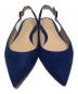 Gianvito Rossi (ジャンヴィト・ロッシ) ANNA FLAT ブルー サイズ:23.5cm：9000円