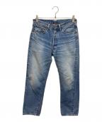 WAREHOUSEウエアハウス）の古着「Lot1101 ワンウォッシュデニムパンツ」｜ブルー