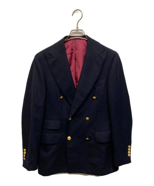 BEAMS F（ビームスエフ）BEAMS F (ビームスエフ) 6ボタンダブル ARTHUR HARRISON ブレザー ネイビー サイズ:44の古着・服飾アイテム