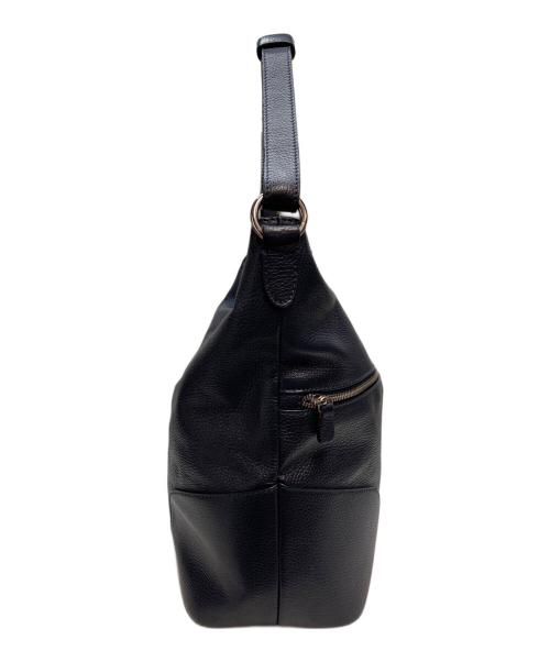 STEFANOMANO（ステファノマーノ）STEFANOMANO (ステファノマーノ) レザーショルダーバッグ ネイビーの古着・服飾アイテム