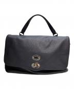 zanellatoザネラート）の古着「2WAYレザーショルダーバッグ」｜ネイビー