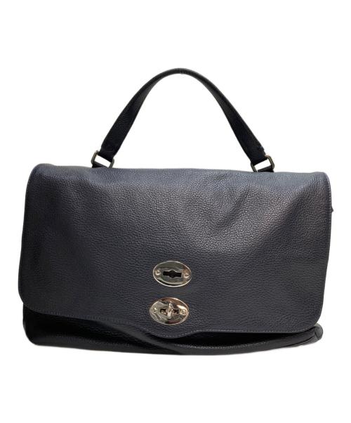 zanellato（ザネラート）ZANELLATO (ザネラート) 2WAYレザーショルダーバッグ ネイビーの古着・服飾アイテム