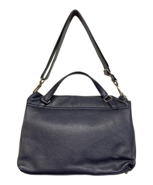 zanellato（ザネラート）ZANELLATO (ザネラート) 2WAYレザーショルダーバッグ ネイビーの古着・服飾アイテム