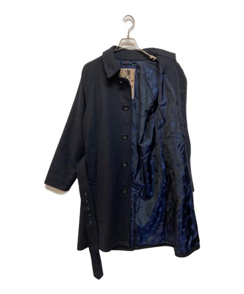 Sealup（シーラップ）SEALUP (シーラップ) BEAMS F (ビームスエフ) 別注ステンカラーコート ネイビー サイズ:Sの古着・服飾アイテム