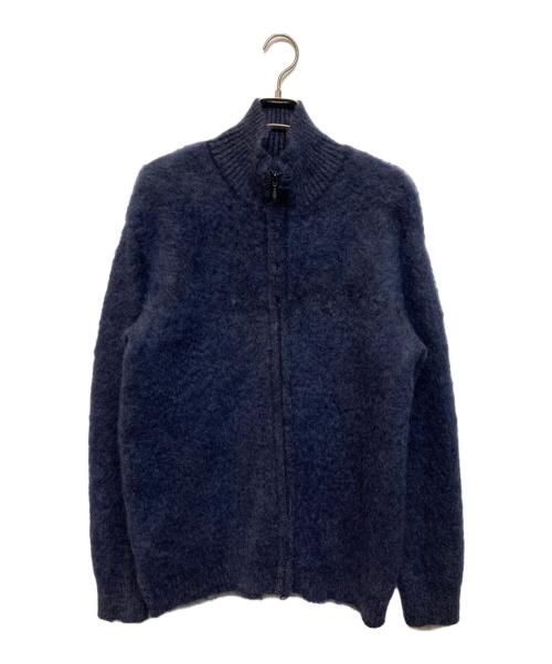 Needles（ニードルズ）Needles (ニードルズ) Zipped Mohair Cardigan ネイビー サイズ:Lの古着・服飾アイテム