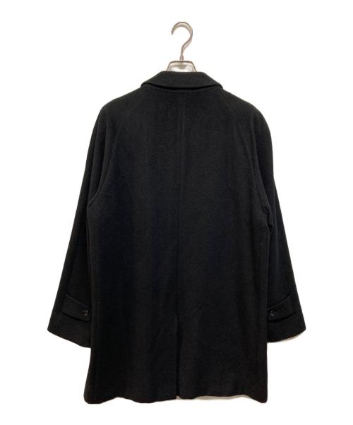 Aquascutum（アクアスキュータム）Aquascutum (アクアスキュータム) カシミヤステンカラーコートコート ブラック サイズ:-の古着・服飾アイテム