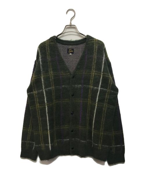 Needles（ニードルズ）Needles (ニードルズ) 21AWモヘアカーディガン グリーン サイズ:XLの古着・服飾アイテム