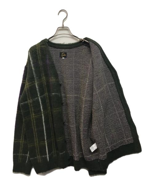 Needles（ニードルズ）Needles (ニードルズ) 21AWモヘアカーディガン グリーン サイズ:XLの古着・服飾アイテム