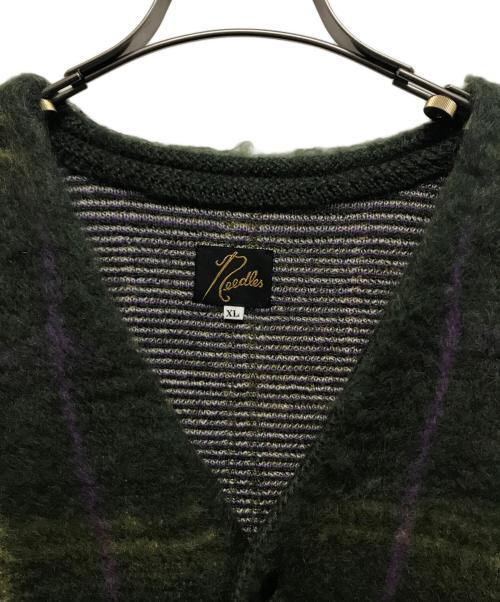 Needles（ニードルズ）Needles (ニードルズ) 21AWモヘアカーディガン グリーン サイズ:XLの古着・服飾アイテム
