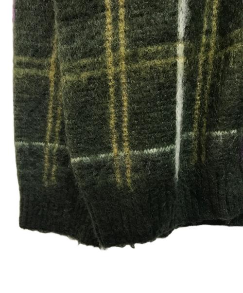 Needles（ニードルズ）Needles (ニードルズ) 21AWモヘアカーディガン グリーン サイズ:XLの古着・服飾アイテム