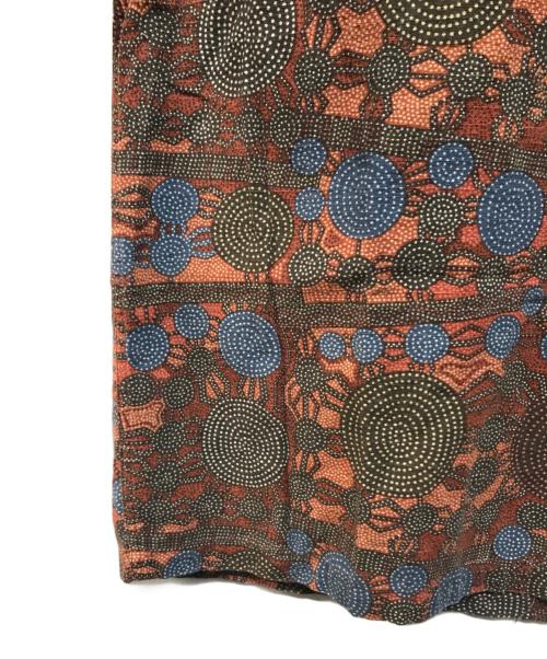 Patagonia（パタゴニア）Patagonia (パタゴニア) 90s点描柄半袖シャツ ブラウン サイズ:Mの古着・服飾アイテム