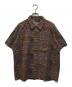 Patagonia（パタゴニア）の古着「90s点描柄半袖シャツ」｜ブラウン