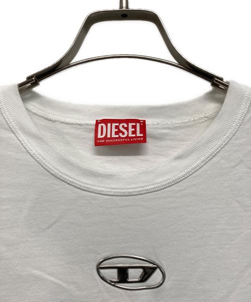 DIESEL（ディーゼル）DIESEL (ディーゼル) T-ADJUST-OD T-SHIRT ホワイト サイズ:Lの古着・服飾アイテム