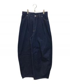 中古・古着通販】ebure (エブール) ウォッシュドデニムパンツ