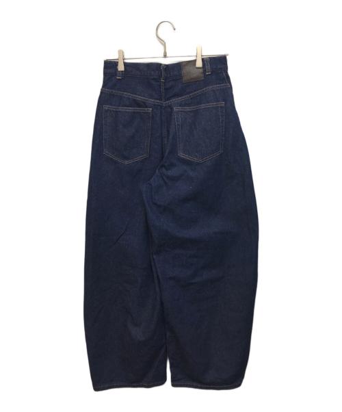 LESSAGE（レサージュ）LESSAGE (レサージュ) デニムカーブパンツ インディゴ サイズ:SIZE 38の古着・服飾アイテム