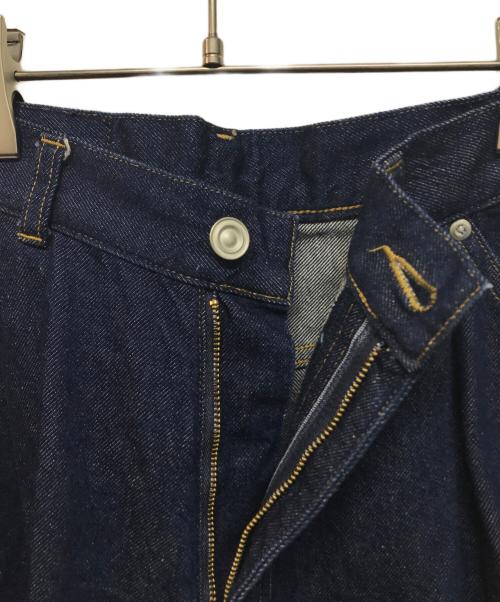 LESSAGE（レサージュ）LESSAGE (レサージュ) デニムカーブパンツ インディゴ サイズ:SIZE 38の古着・服飾アイテム