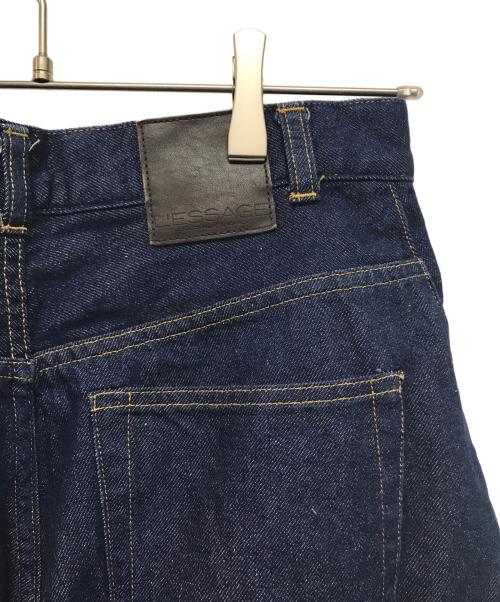 LESSAGE（レサージュ）LESSAGE (レサージュ) デニムカーブパンツ インディゴ サイズ:SIZE 38の古着・服飾アイテム