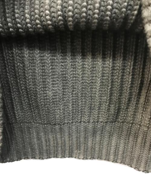 KTWO STUDIOS（ケーツー）KTWO STUDIOS (ケーツー) fisherman knit Charcoal グレー サイズ:Mの古着・服飾アイテム