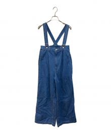 Gemini（ジェミニ）の古着「サスペンダーデニムパンツ」｜インディゴ