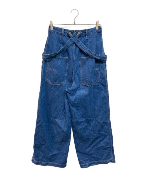 Gemini（ジェミニ）Gemini (ジェミニ) サスペンダーデニムパンツ インディゴ サイズ:Freeの古着・服飾アイテム