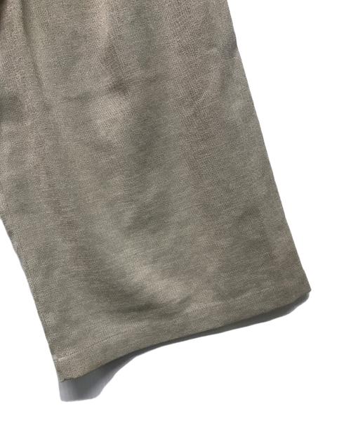 forme（フォルメ）FORME (フォルメ) リネンライクパンツ ベージュの古着・服飾アイテム
