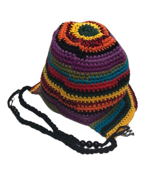 soonerorlater（スーナーオアレイター）soonerorlater (スーナーオアレイター) 25SS HAND-KNITTED BORDER HAT マルチカラーの古着・服飾アイテム