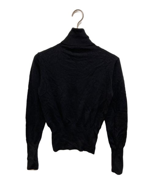 Vivienne Westwood RED LABEL（ヴィヴィアンウエストウッドレッドレーベル）Vivienne Westwood RED LABEL (ヴィヴィアンウエストウッドレッドレーベル) オーブ刺繍ウールタートルネックニット ブラック サイズ:Mの古着・服飾アイテム
