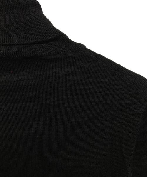 Vivienne Westwood RED LABEL（ヴィヴィアンウエストウッドレッドレーベル）Vivienne Westwood RED LABEL (ヴィヴィアンウエストウッドレッドレーベル) オーブ刺繍ウールタートルネックニット ブラック サイズ:Mの古着・服飾アイテム