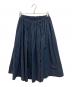 HUIS (ハウス) 遠州織物シーチングコットンロングスカート ネイビー×ブラック サイズ:F：10000円