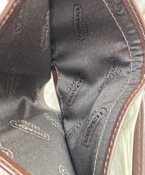 COACH（コーチ）COACH (コーチ) COM PACT ID WALLET ブラウンの古着・服飾アイテム