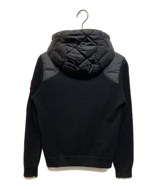 CANADA GOOSE（カナダグース）CANADA GOOSE (カナダグース) HyBridge Quilted Knit Hoody ブラック サイズ:XSの古着・服飾アイテム